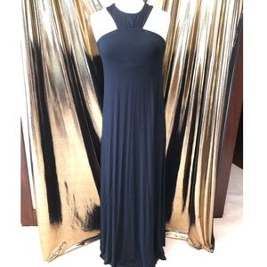 Rachel Pally Jersey Maxi Dress Blk Sz M